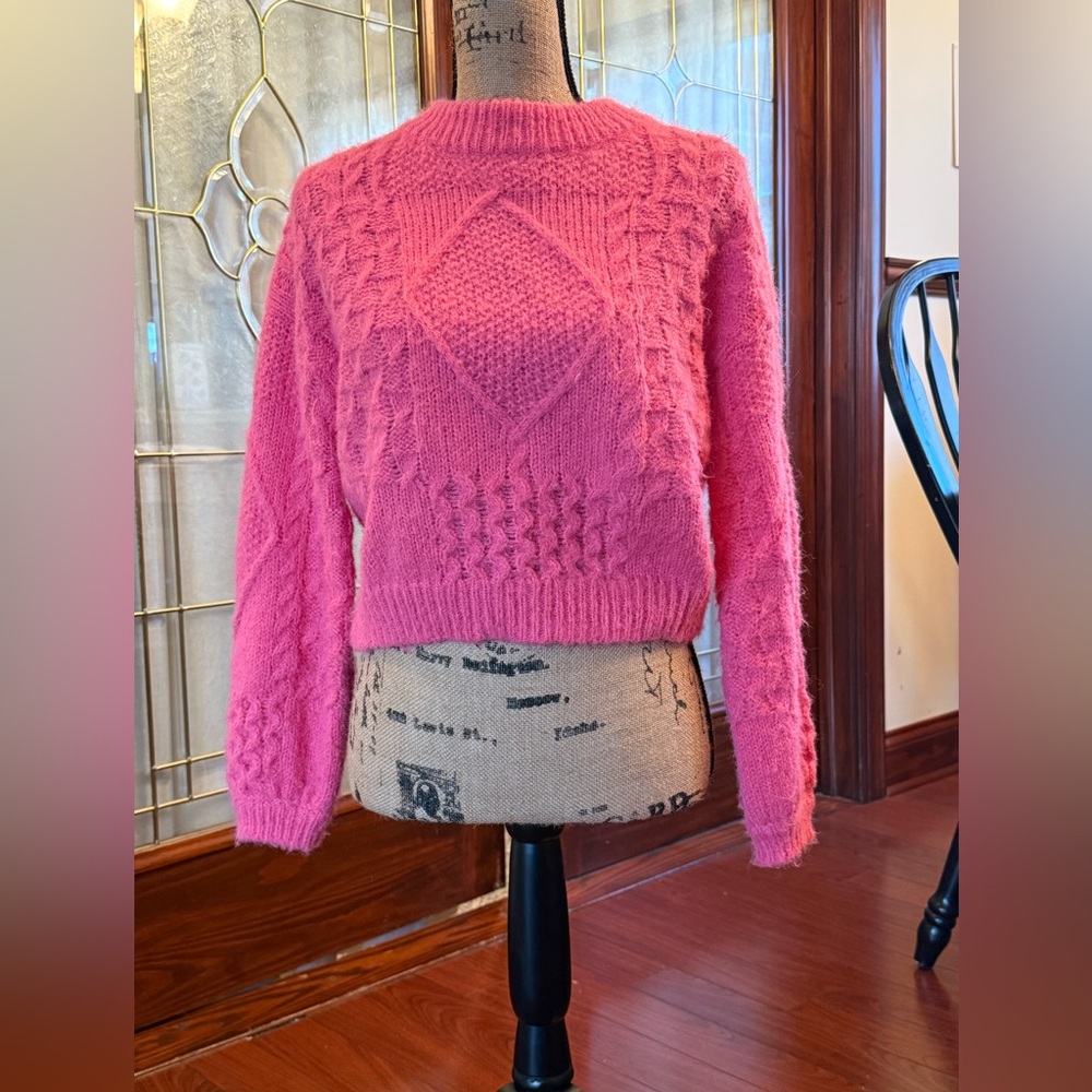 Vero Moda Fuchsia Neck Sweater